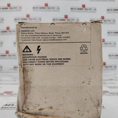 Siemens 3Ux1425 Terminal Bracket