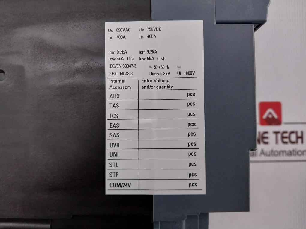 Siemens 3Va1340-1Aa32-0Aa0 Molded Case Circuit Breaker 800V Ac-23A