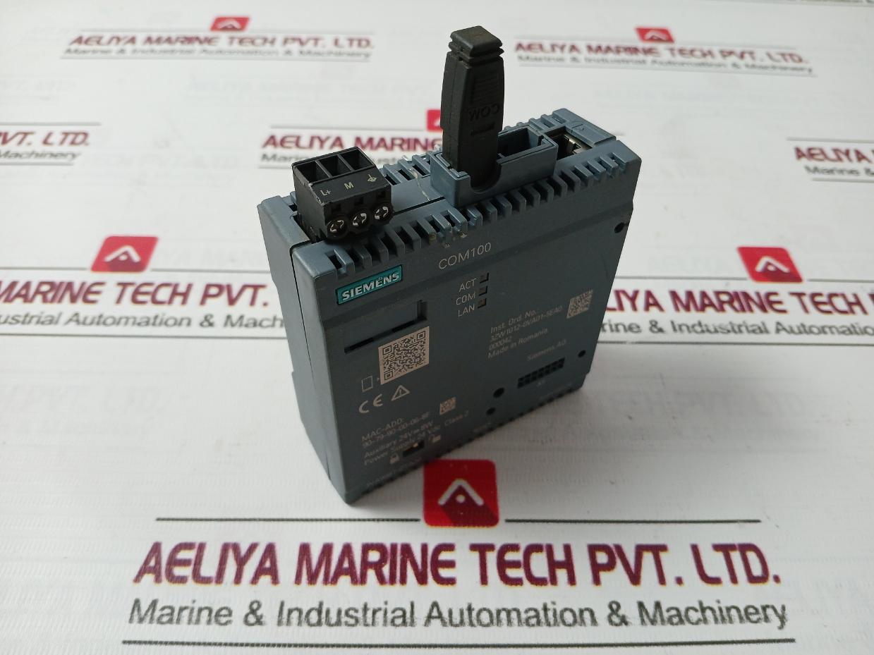 Siemens 3Va9987-0Ta20 Data Concentrator Com100 24 Vdc 8W