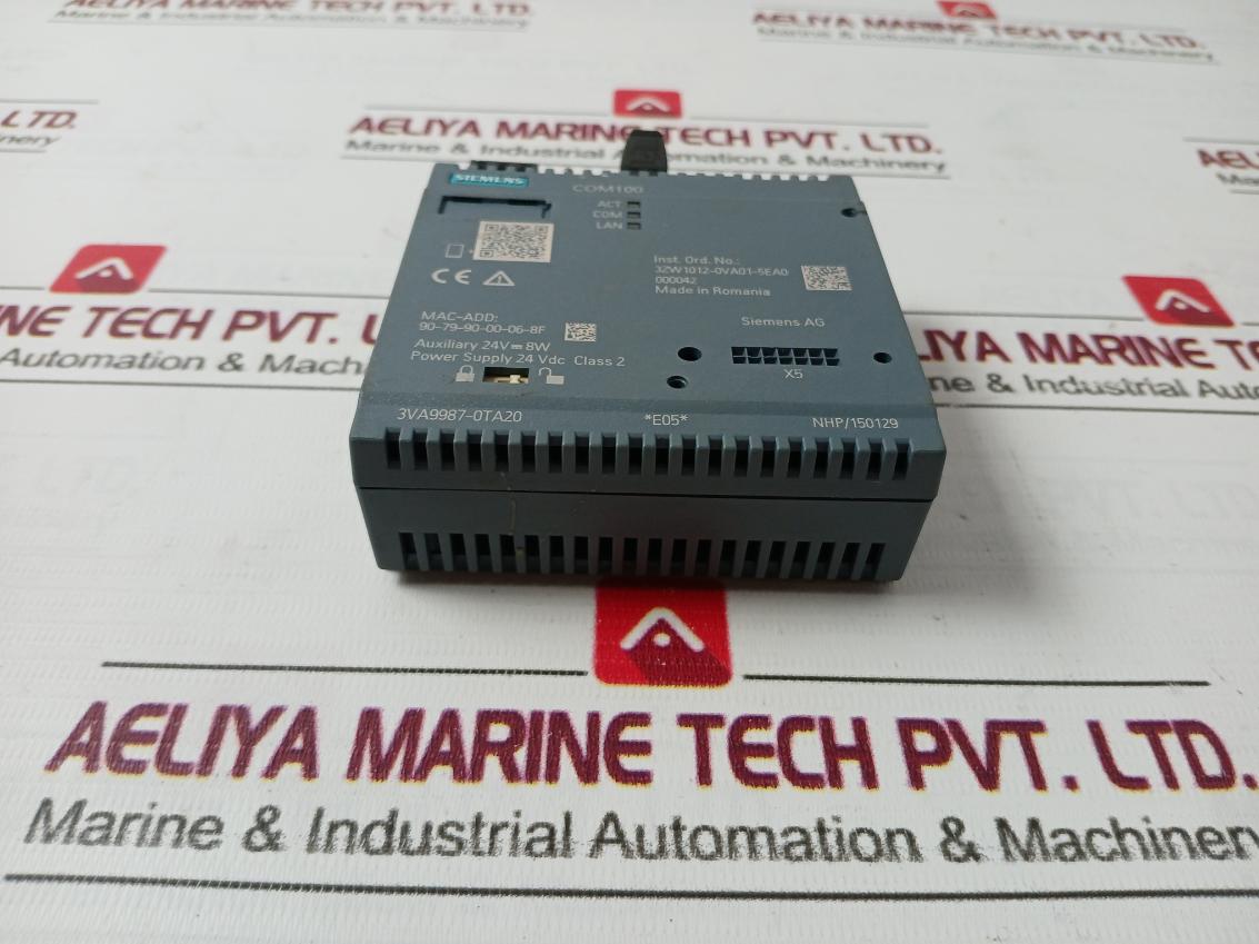 Siemens 3Va9987-0Ta20 Data Concentrator Com100 24 Vdc 8W