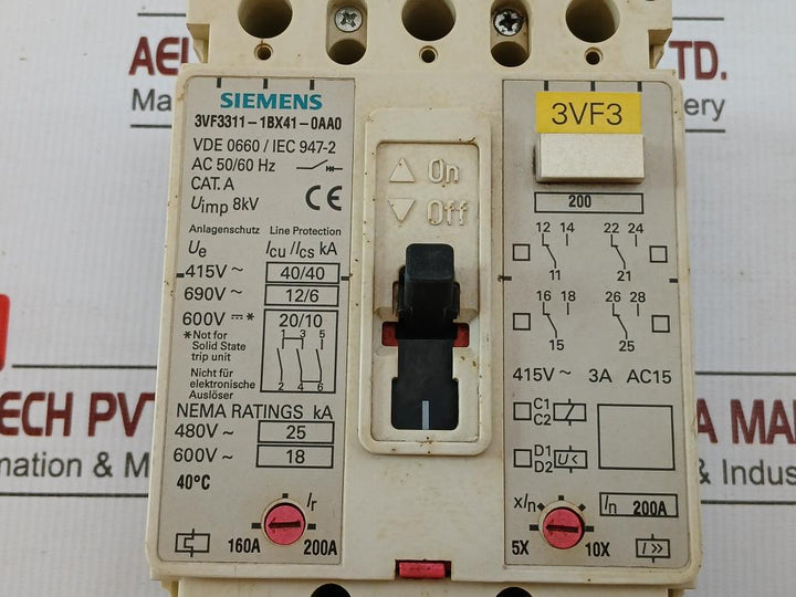 Siemens 3Vf3311-1Bx41-0Aa0