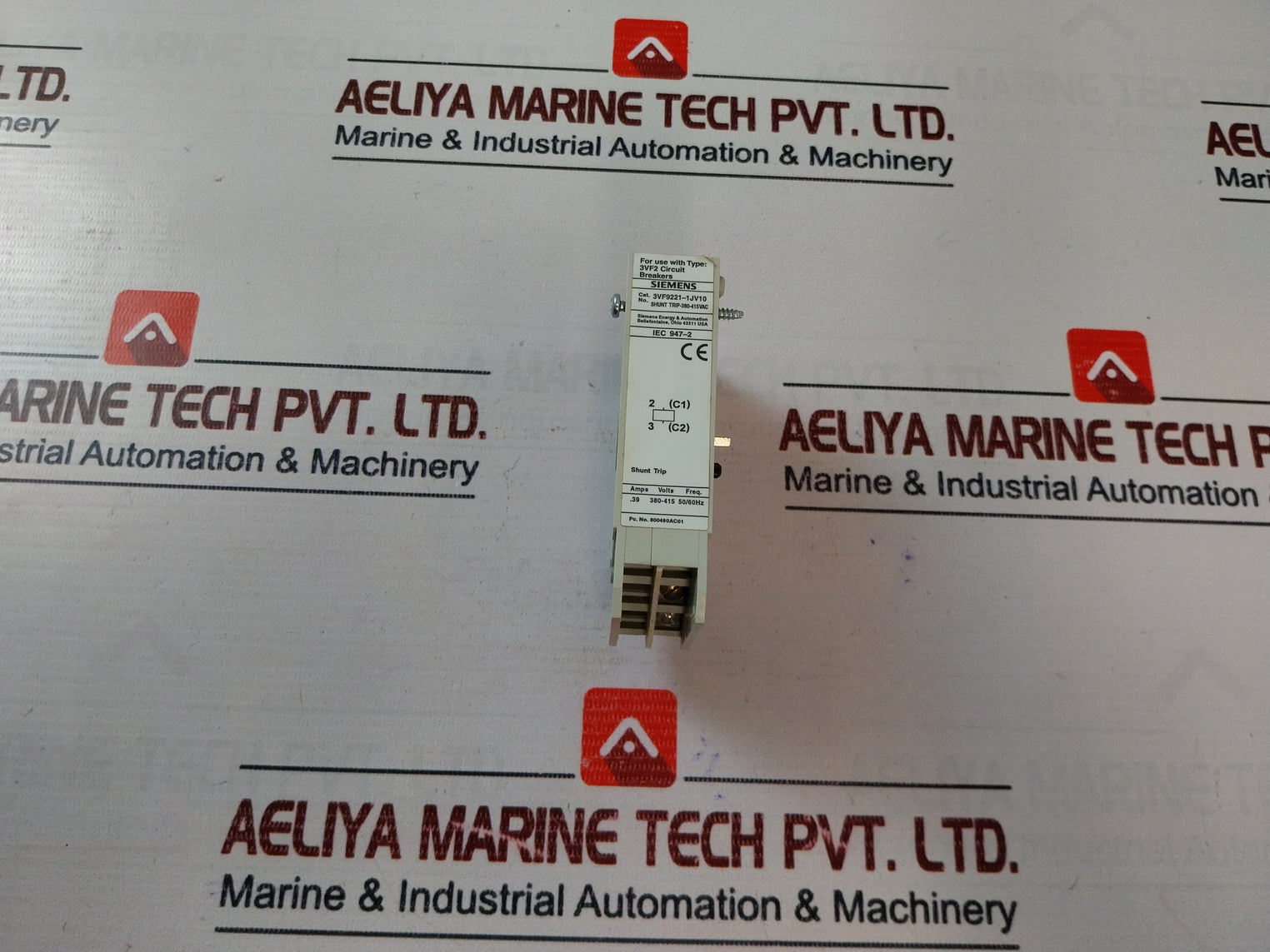 Siemens 3Vf9221-1Jv10 Auxiliary Switch/ Shunt Trip 50/60Hz 380-415 Ac