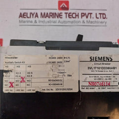 Siemens 3Vl1710-1Dd36-0Aa0 Circuit Breaker 50/60Hz