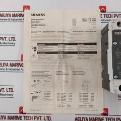 Siemens 3Vl1716-1Dd36-0Aa0 Sentron Vl Circuit Breaker 3-pole 160A 50/60Hz
