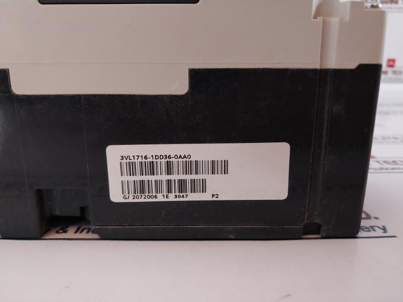 Siemens 3Vl1716-1Dd36-0Aa0 Sentron Vl Circuit Breaker 3-pole 160A 50/60Hz