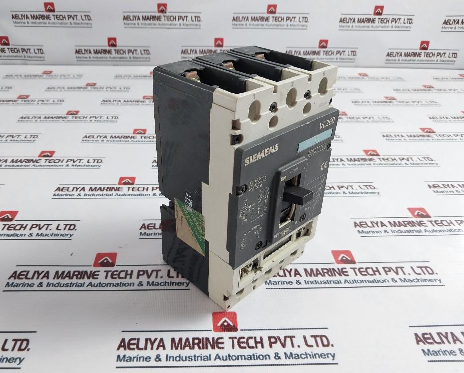 Siemens 3Vl3725-1Aa34-0Aa0 Circuit Breaker Vl250 250A