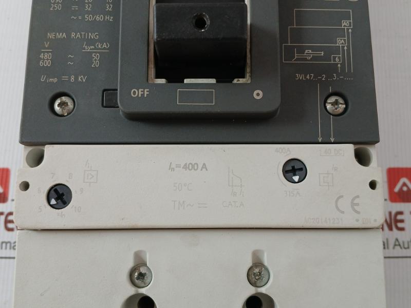 Molded Case Circuit Breaker (Mccb) 3Vl4740-2Aa36-0Aa0 Siemens