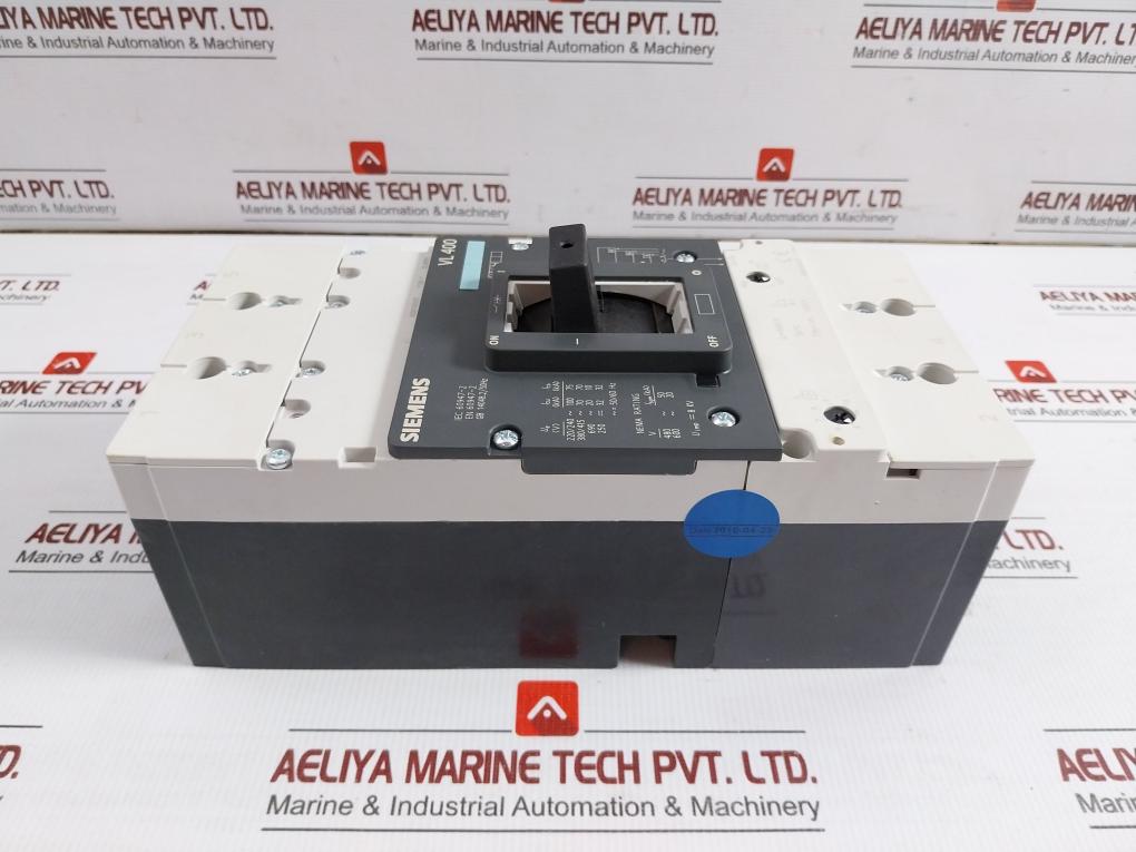 3Vl4740-2Dc36-0Aa0 Molded Case Circuit Breaker Siemens 415V 50/60 Hz
