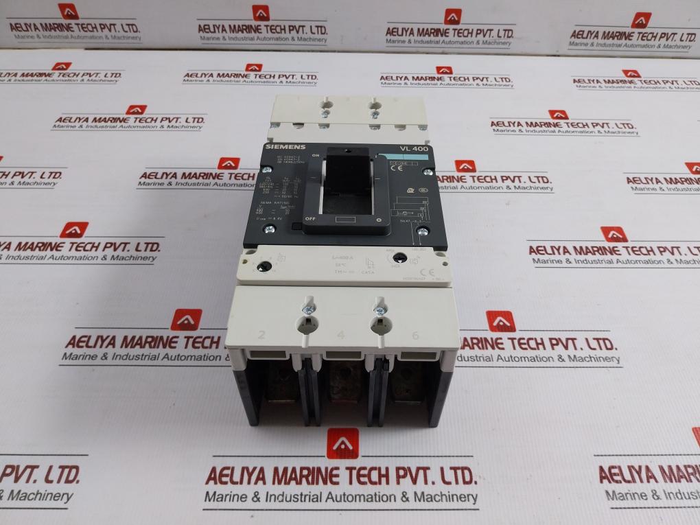 3Vl4740-2Dc36-0Aa0 Molded Case Circuit Breaker Siemens 415V 50/60 Hz