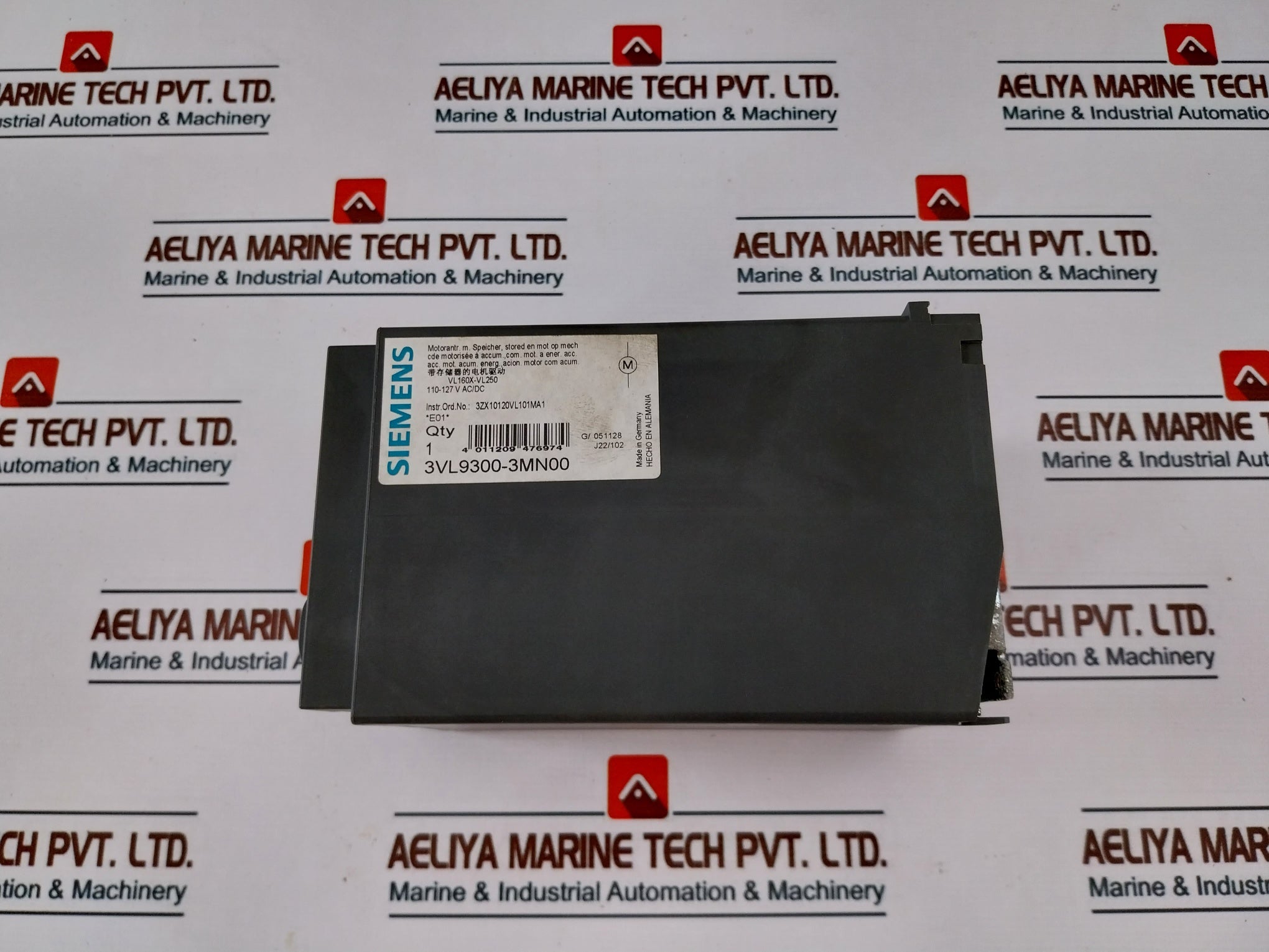 Siemens 3Vl9300-3Mn00 Motor Drive 110-127V Ac/Dc
