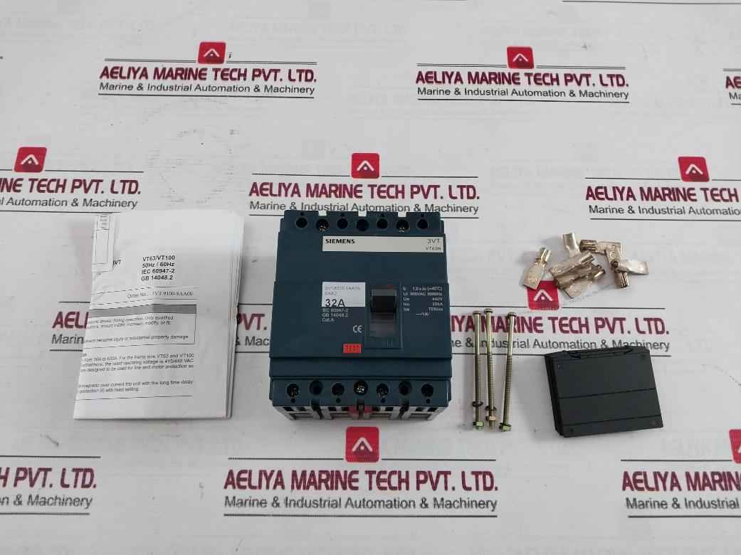 Siemens 3Vt8032-1Aa04-0Aa2 Molded Case Circuit Breaker 50/60Hz 4 Pole 500Vac