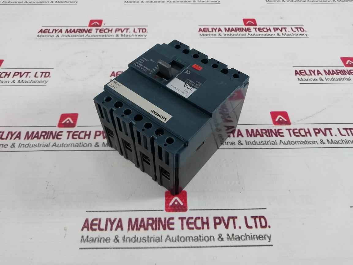 Siemens 3Vt8032-1Aa04-0Aa2 Molded Case Circuit Breaker 50/60Hz 4 Pole 500Vac