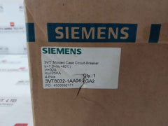 Siemens 3Vt8032-1Aa04-2Ga2 Molded Case Circuit Breaker 4 Pole 25Ka Vt63N 75% Icu