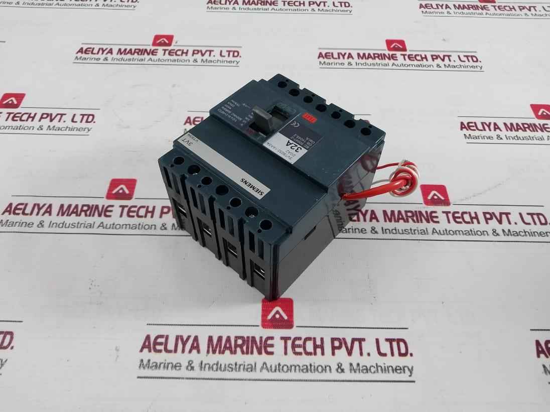 Siemens 3Vt8032-1Aa04-2Ga2 Molded Case Circuit Breaker 4 Pole 25Ka Vt63N 75% Icu