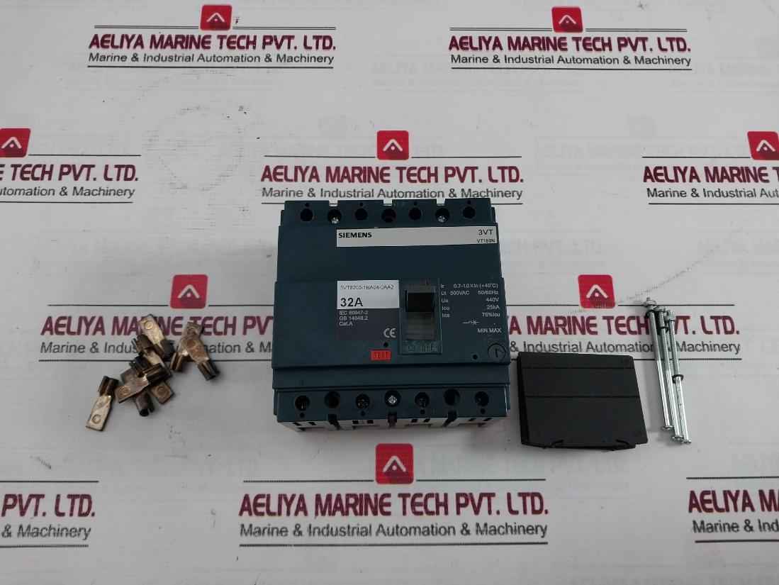 Siemens 3Vt8203-1Ba04-0Aa2 Molded Case Circuit Breaker 500Vac 50/60Hz 4 Pole