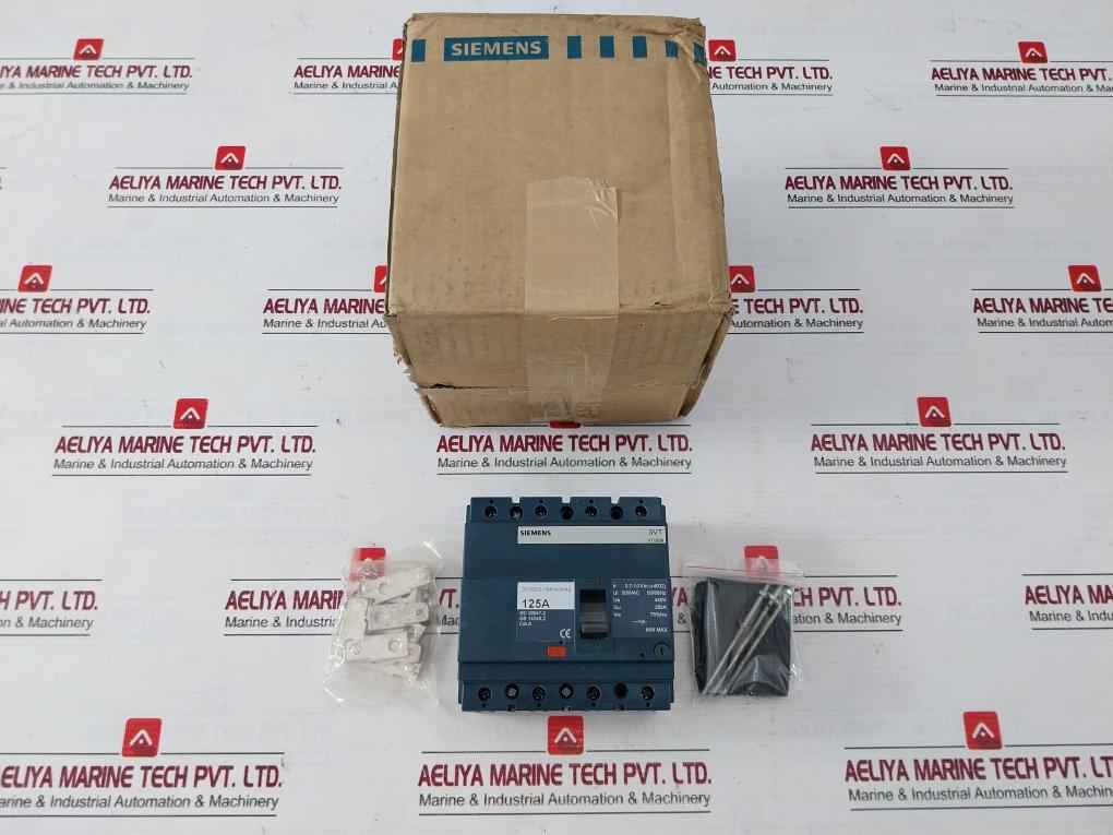 Siemens 3Vt8212-1Ba04-0Aa2 4 Pole Molded Case Circuit Breaker Vt160N 125A