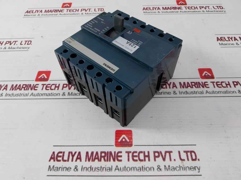 Siemens 3Vt8212-1Ba04-0Aa2 4 Pole Molded Case Circuit Breaker Vt160N 125A