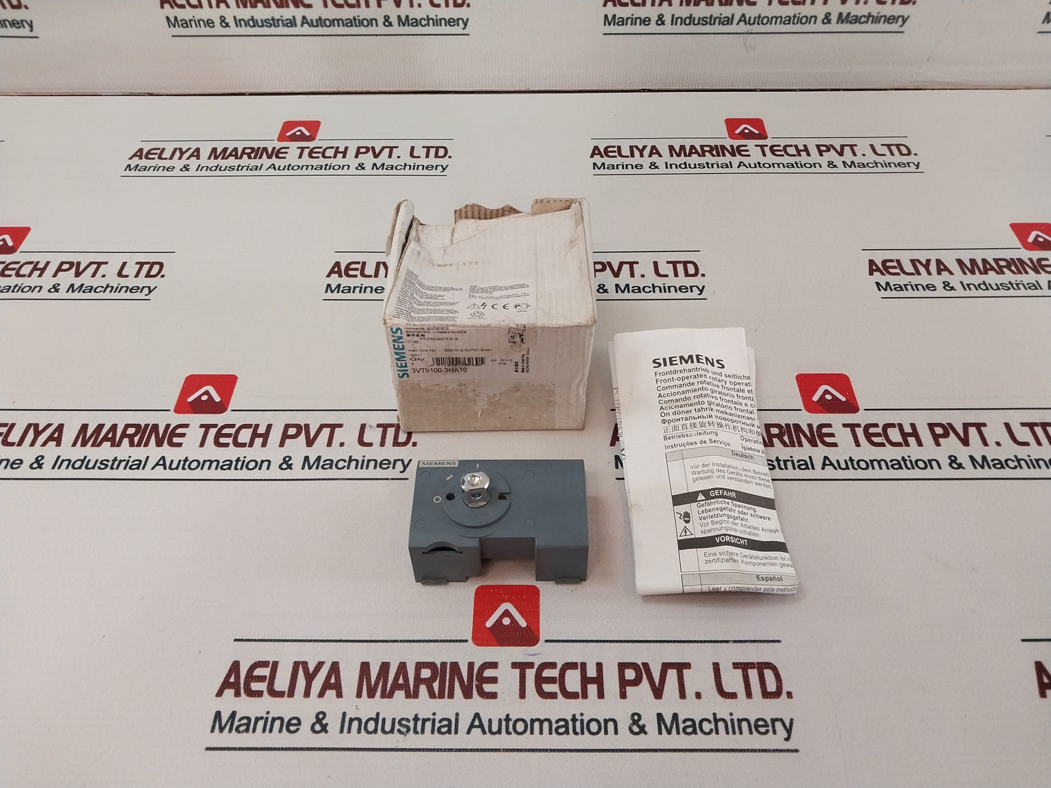 Siemens 3Vt9100-3Ha10 Front-operated Rotary Operating Mechanism