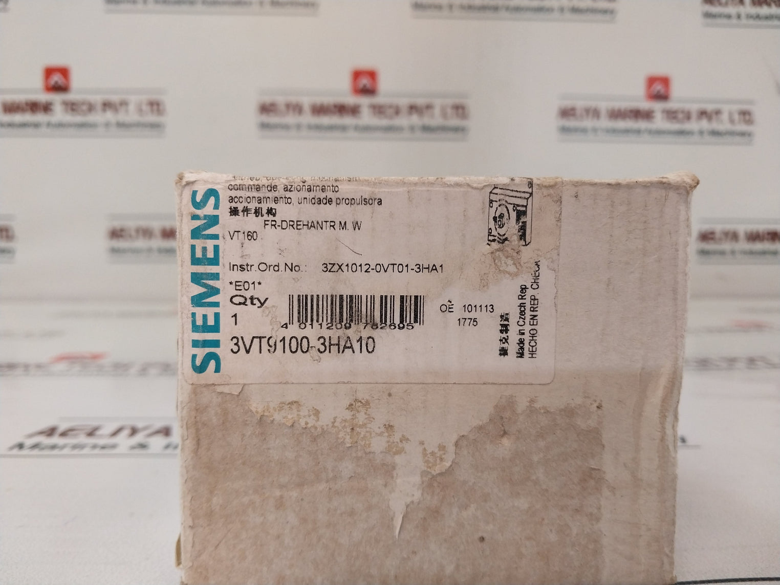 Siemens 3Vt9100-3Ha10 Front-operated Rotary Operating Mechanism