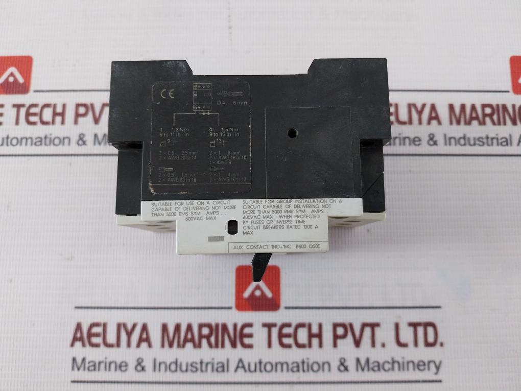 Siemens 3Vu1300-1Me00 Circuit-breaker 600 Vac 50/60 Hz Vde 0660 6 Kv