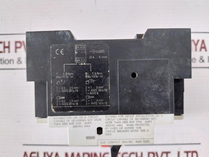 Siemens 3Vu1300-1Me00 Circuit-breaker 600 Vac 50/60 Hz Vde 0660 6 Kv