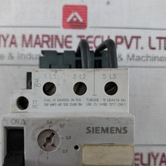 Siemens 3Vu1300-1Mf00 Motor Protector Circuit Breaker 3 Pole 0.6–1A 600Vac