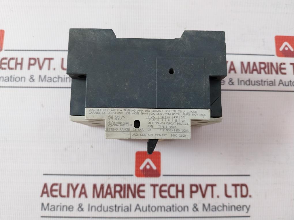 Siemens 3Vu1300-1Mh00 Circuit-breaker For Motor Protection 600V Ac 25 Fla