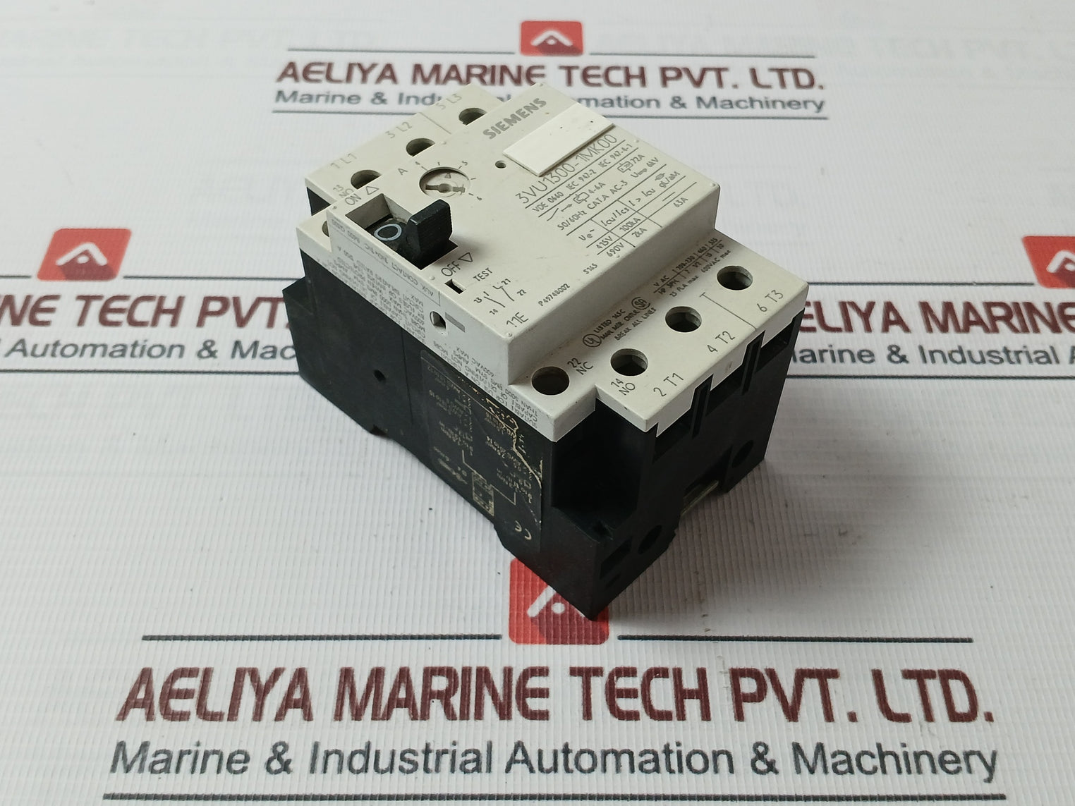 Siemens 3Vu1300-1Mk00 Circuit-breaker For Motor Protection 600Vac Max 4-6A