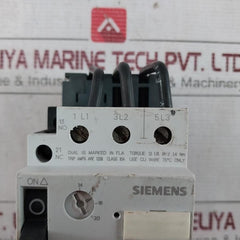 Siemens 3Vu1300-1Mn00 Motor Protector Circuit Breaker 14-20A 600Vac 25Fla