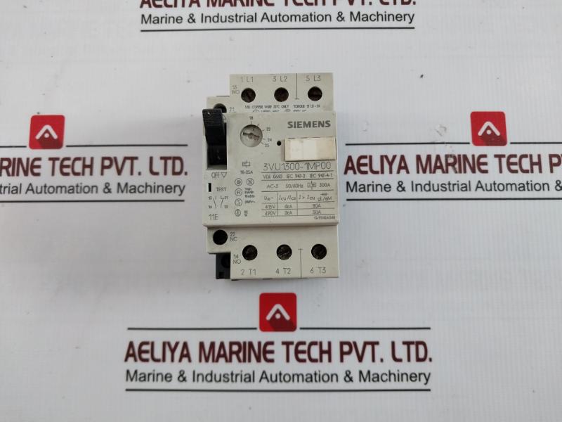 Siemens 3Vu1300-1Mp00 Power Protection Switch Circuit Breaker 18-25A