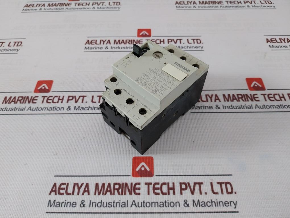 Siemens 3Vu1340-1Ml00 Circuit Breaker Iec 60947-2 600 Vac 50/60 Hz 120A 6 Kv