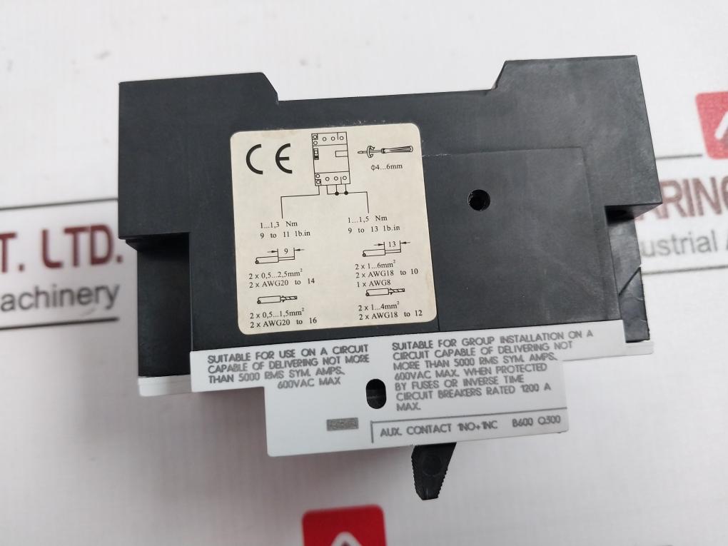 Siemens 3Vu1340-1Nj00 Circuit Breaker For Motor And Line Protection Terminalsiemens 3Vu1340-1Nj00