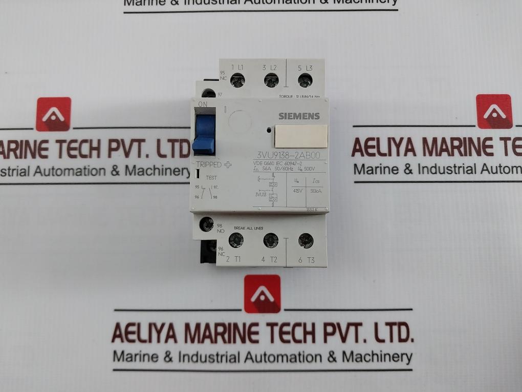 Siemens 3Vu9138-2Ab00 Current Limiter