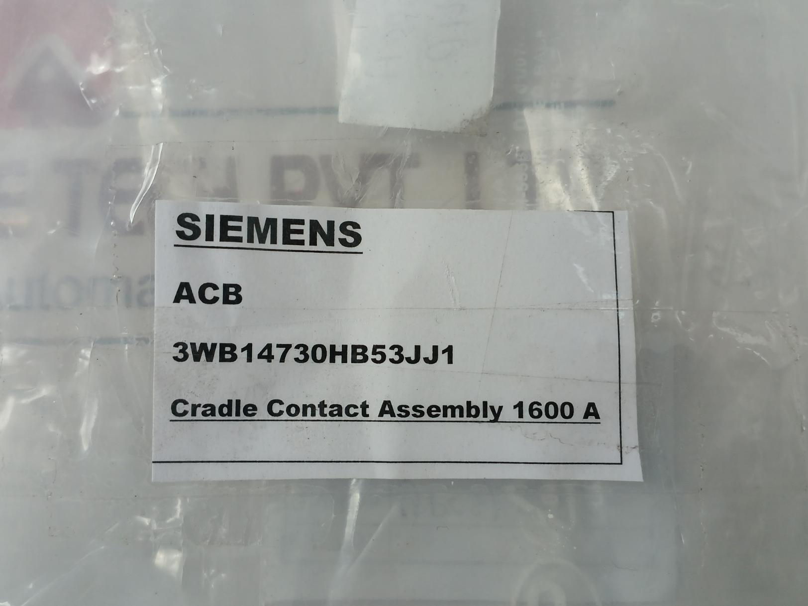 Siemens 3Wb14730Hb53Jj1 Cradle Contact Assembly 1600 A