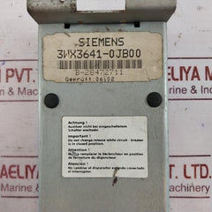 Siemens 3Wx3641-0Jb00 Overcurrent Release B-28472711