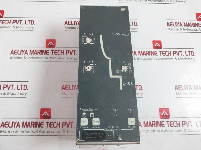 Siemens 3Wx3641-0Jb00 Overcurrent Release Tc=10S (6 X Ir) Da-59-20