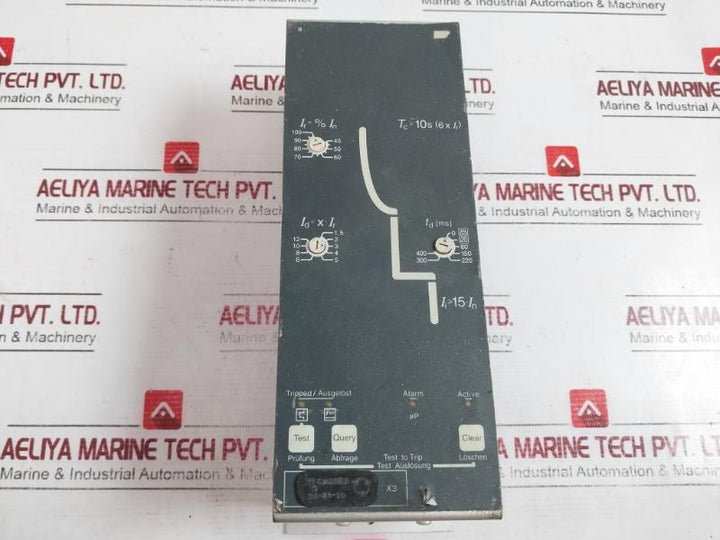 Siemens 3Wx3641-0Jb00 Overcurrent Release Tc=10S (6 X Ir) Da-59-20