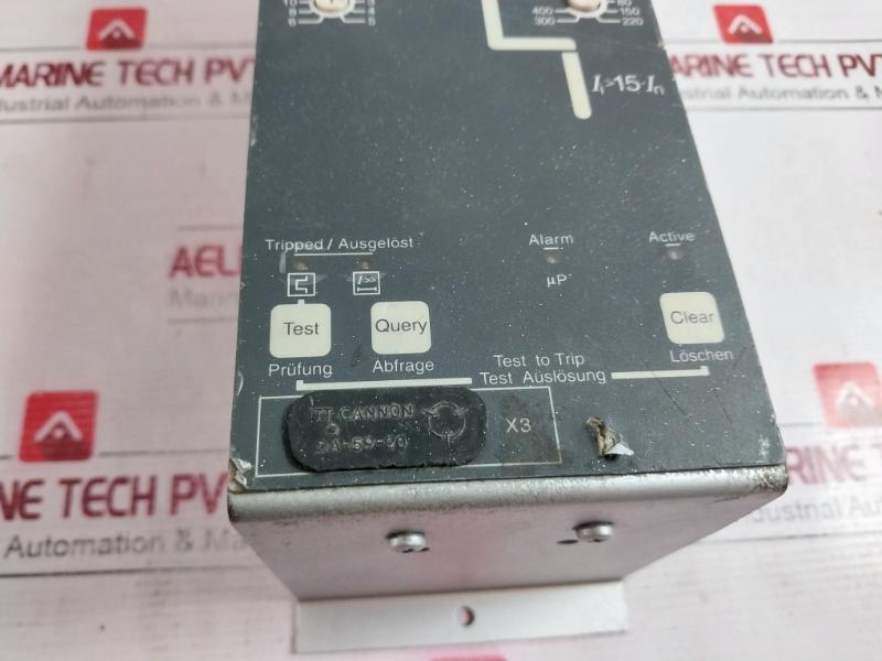 Siemens 3Wx3641-0Jb00 Overcurrent Release Tc=10S (6 X Ir) Da-59-20