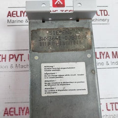 Siemens 3Wx3641-0Jb00 Overcurrent Release Tc=10S (6 X Ir) Da-59-20