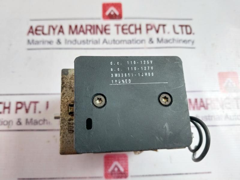 Siemens 3Wx3651-1Jh00 Undervoltage Trip For Circuit Breaker