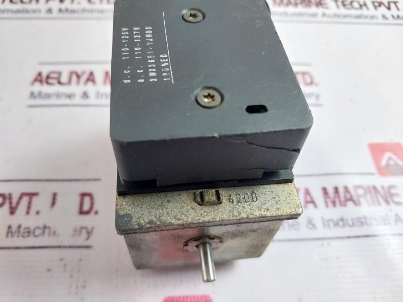 Siemens 3Wx3651-1Jh00 Undervoltage Trip For Circuit Breaker