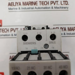 Siemens 3Zx1012-0Rt03-1Aa1 Contactor With 3Rt1034-1A Auxiliary Switch