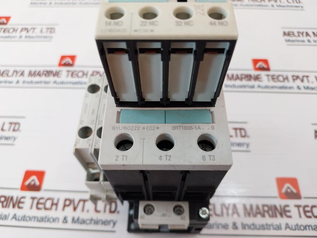 Siemens 3Zx1012 0Rt03 1Aa1 Contactor, 3Rh1921-1Ha22 With 3Rh1921-1Ea20