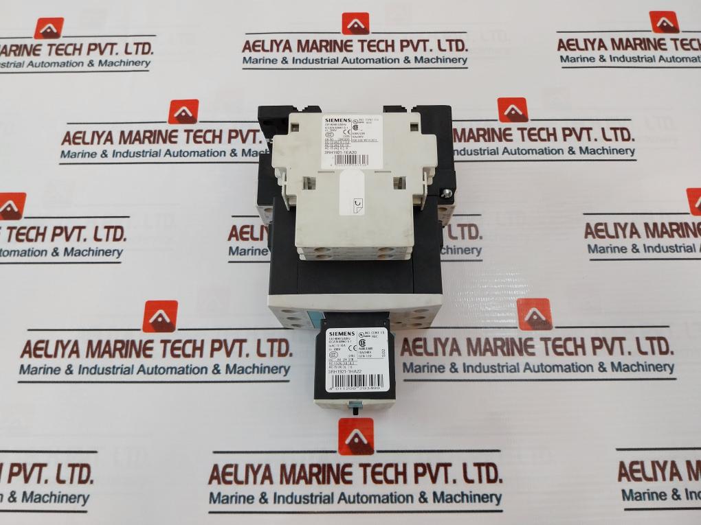Siemens 3Zx1012 0Rt03 1Aa1 Contactor, 3Rh1921-1Ha22 With 3Rh1921-1Ea20