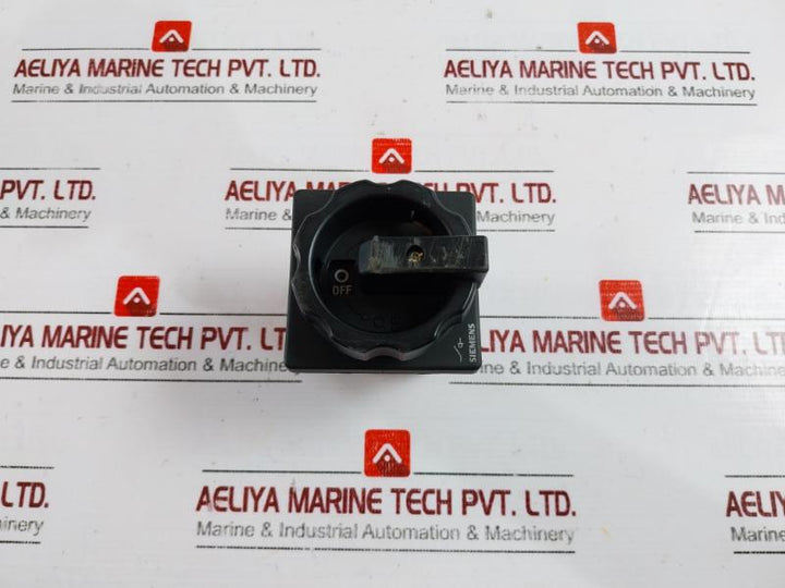 Siemens 3ld2103-0tk51 Disconnect Switch 4308 50/60hz