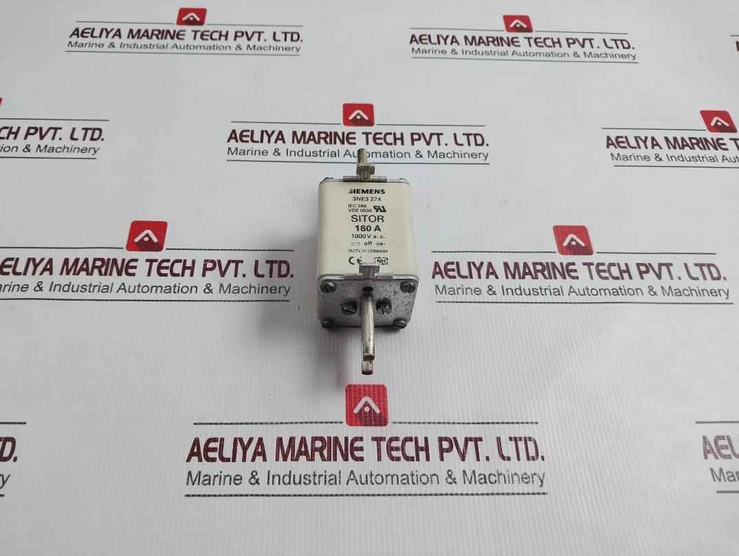 Siemens 3ne3 224 Sitor Fuse Link 160a 1000v A.c.