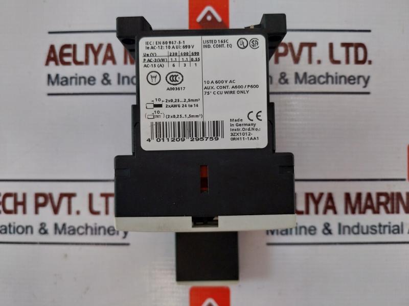 Siemens 3RH1122-2BB40 Contactor Relay With Suppression Diode 3RT1916-1LM00