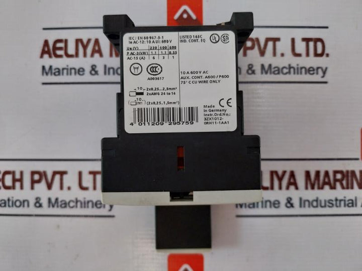 Siemens 3RH1122-2BB40 Contactor Relay With Suppression Diode 3RT1916-1LM00