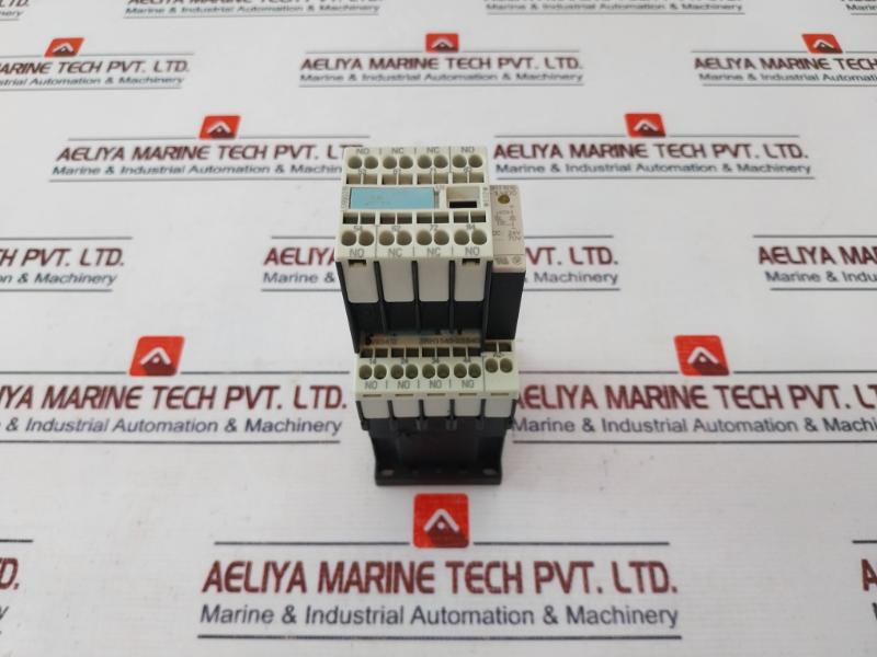 Siemens 3rh1140-2bb40 Contactor Relay With Auxiliary Switch Block 3rh1911-2ga22
