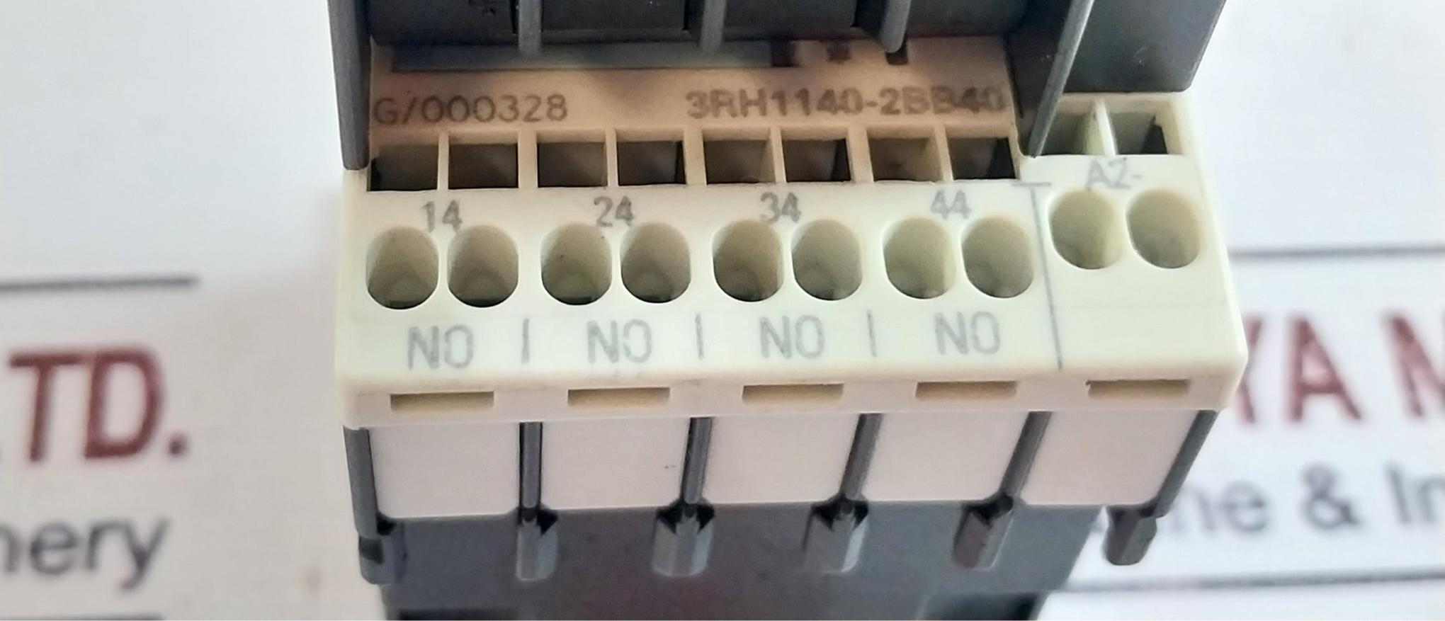 Siemens 3rh1140-2bb40, 3rt1916-1lm00, 3rh1911-2ga22 Contactor Relay